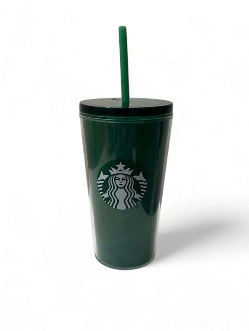 16 Oz Starbucks Reusable Hot Cold Tumbler Straw & Lid